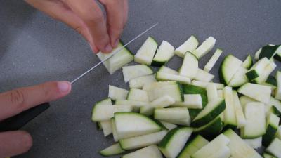 blé en cassolettes aux courgettes - 1.4