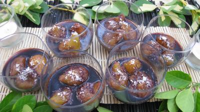 Figues au vin rouge