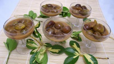 Dessert avec des fruits : Poêlée de figues au caramel