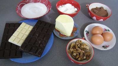 Ingrédients pour la recette : Brownies au chocolat blanc