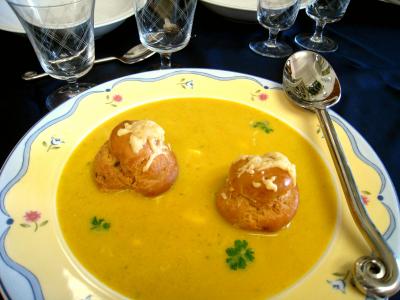Cuisine diététique : Velouté de citrouille au chèvre