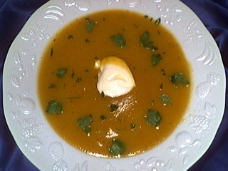 Cuisine diététique : Velouté de courge minceur