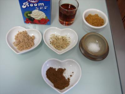 Ingrédients pour la recette : Sauce à l'Amaretto
