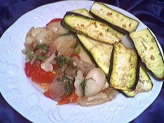 Image : Calamars aux poivrons