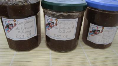 Confiture de figues et raisins - 7.2