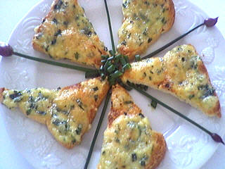 Image : Canapés au saint Marcellin