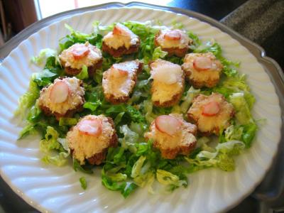 Image : Canapés aux gambas