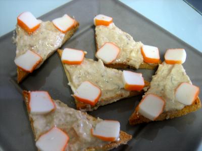 Canapés pomme et surimi - 9.2