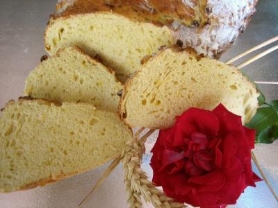 Image : Pain aux grains de maïs doux