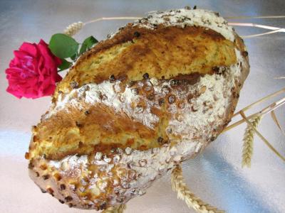 Image : Pain aux grains de maïs doux
