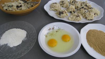 Croquettes de tagliatelles aux champignons - 7.2