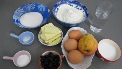 Ingrédients pour la recette : Cake à la poire