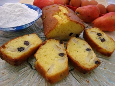 Pour débutants : Cake à la poire