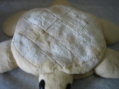 Pain aux oignons en forme de tortue - 15.1