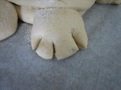 Pain aux oignons en forme de tortue - 15.4