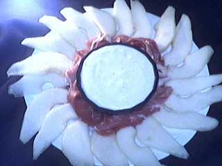 Chiffonnade de jambon poires et roquefort - 5.1