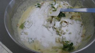 Cake aux pignons et aux poireaux - 7.2