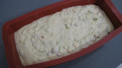 Cake aux pignons et aux poireaux - 7.4