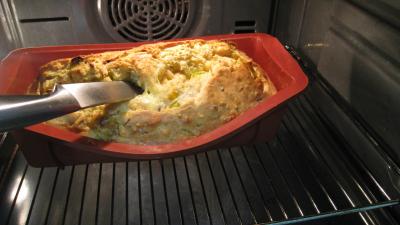 Cake aux pignons et aux poireaux - 8.3