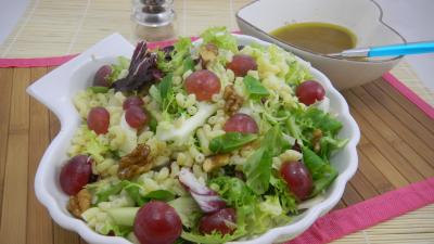 Image : recette Salade de coquillettes aux noix