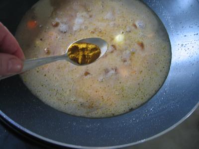 Image : Crème de cèpes au curry