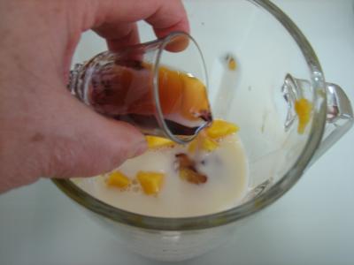 Image : Cocktail de crème de mangue