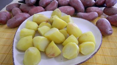 Image : Pommes de terre vapeur au micro-ondes