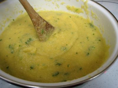Crevettes au lait de coco et sa polenta - 10.1