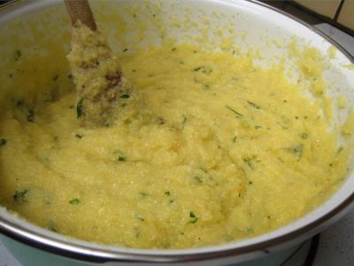 Crevettes au lait de coco et sa polenta - 10.2