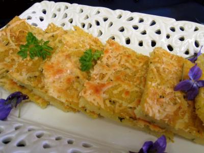 Image : Crevettes au lait de coco et sa polenta
