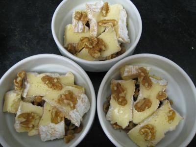 Crumble de camembert et sa salade - 7.3