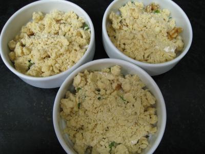 Crumble de camembert et sa salade - 12.1