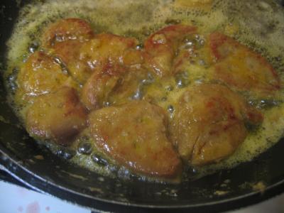 Foie gras sauce aux airelles et poireaux - 6.4