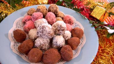 Photo : Truffes en chocolat