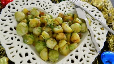 Choux de Bruxelles parmentier