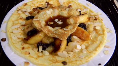 floc de gascogne : Crêpes aux fruits frais