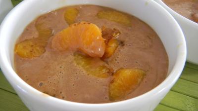 Desserts : Clémentines caramélisées au mascarpone et au cacao