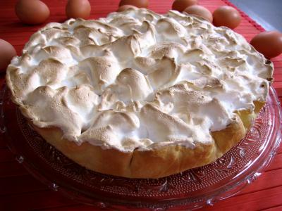 tarte au citron meringuée