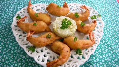 Pour débutants : Beignets de crevettes ou gambas