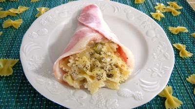 Image : recette Ricotta et ses pâtes papillon aux endives