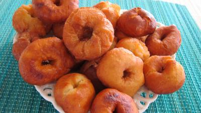 farine type 55 : Yoyos beignets de Pourim