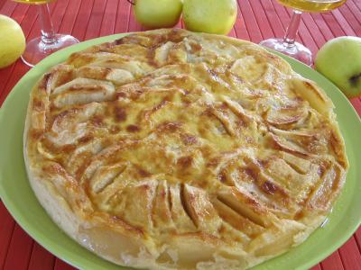Image : recette Millasson aux pommes à l'Armagnac revisité