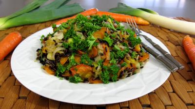 Riz aux petits légumes