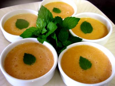 Soupe de melon au Floc de Gascogne