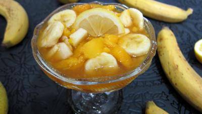 Salade de bananes et de mangue