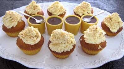 Cupcakes aux noix de cajou et chocolat