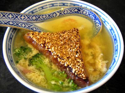 Soupe chinoise aux oeufs