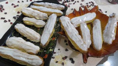 Eclairs à la liqueur d'Izarra