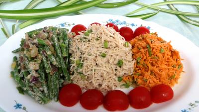 Céleri rémoulade et crudités