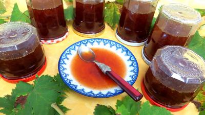 Gelée de raisins au reste de punch